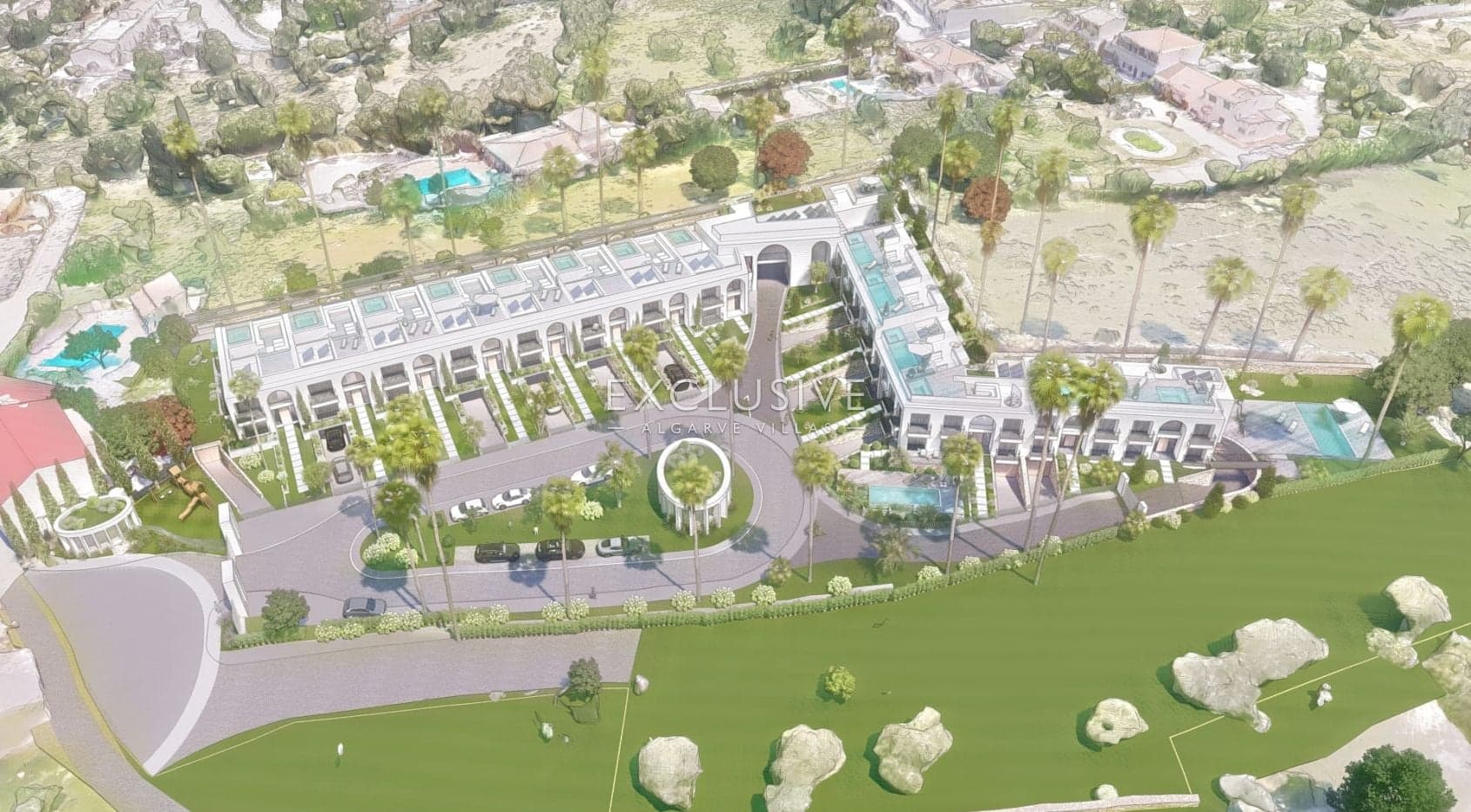 Large plot for construction with project approved, Boliqueime, Algarve-1