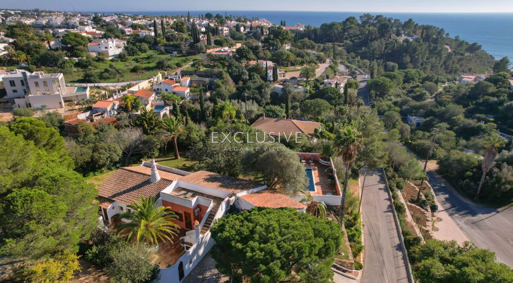 Secluded ocean view property on big plot in the heart of Carvoeiro-1