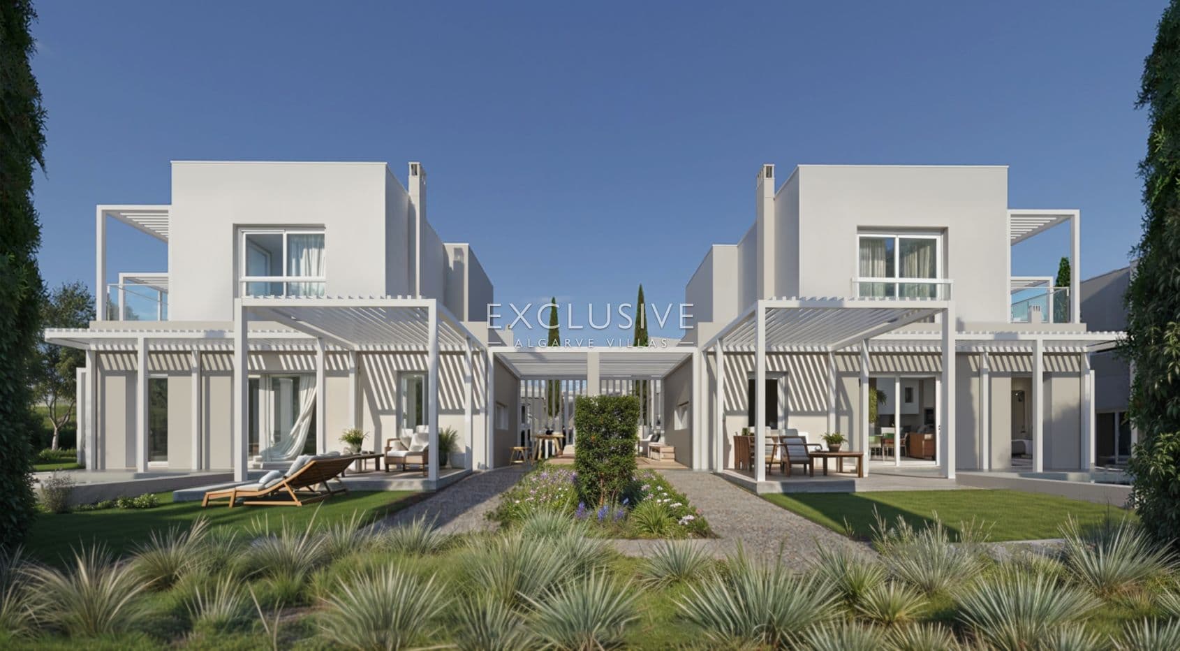 in Golf Resort, semi-detached T2+1 villa with private pool, Central Algarve-1