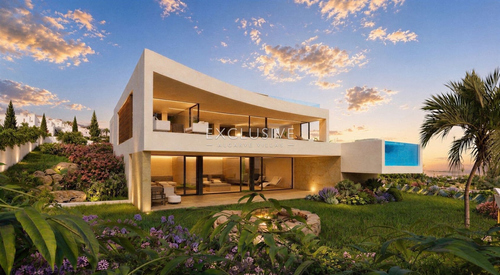 Turnkey Contemporary Villa Project with Ocean Views in Praia da Luz, Algarve-2