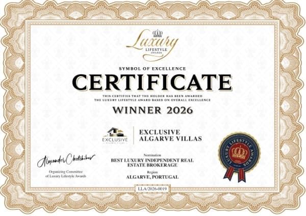 Exclusive Algarve Villas Featured by Luxury Lifestyle Awards