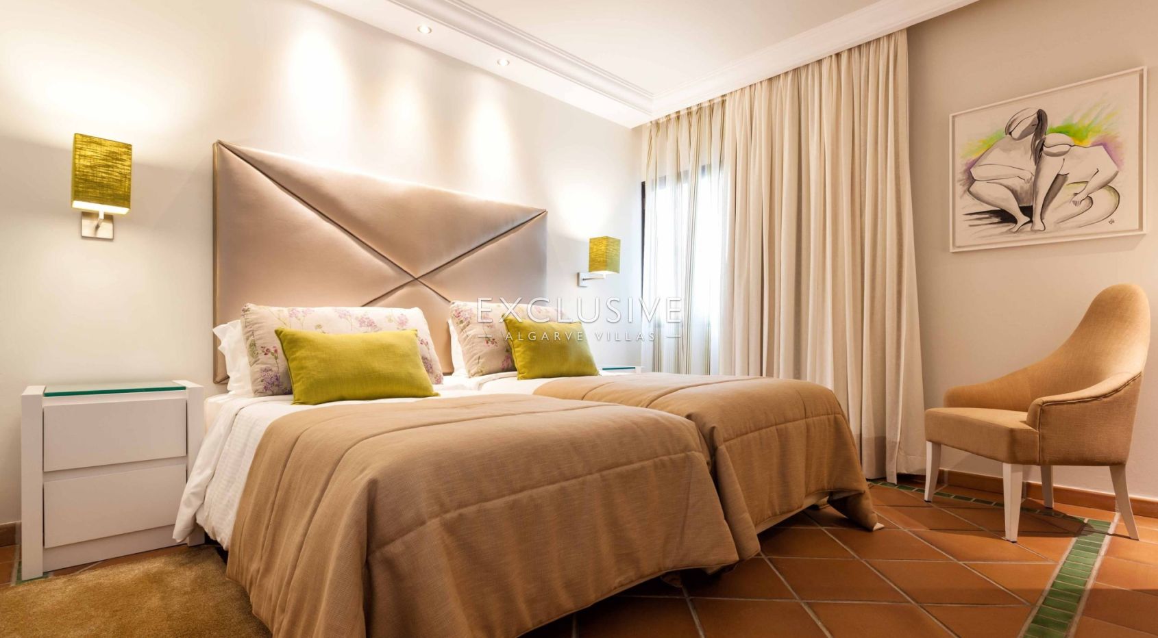 3 bedroom apartments in golf resort, walking distance to the beach, in Albufeira, Algarve