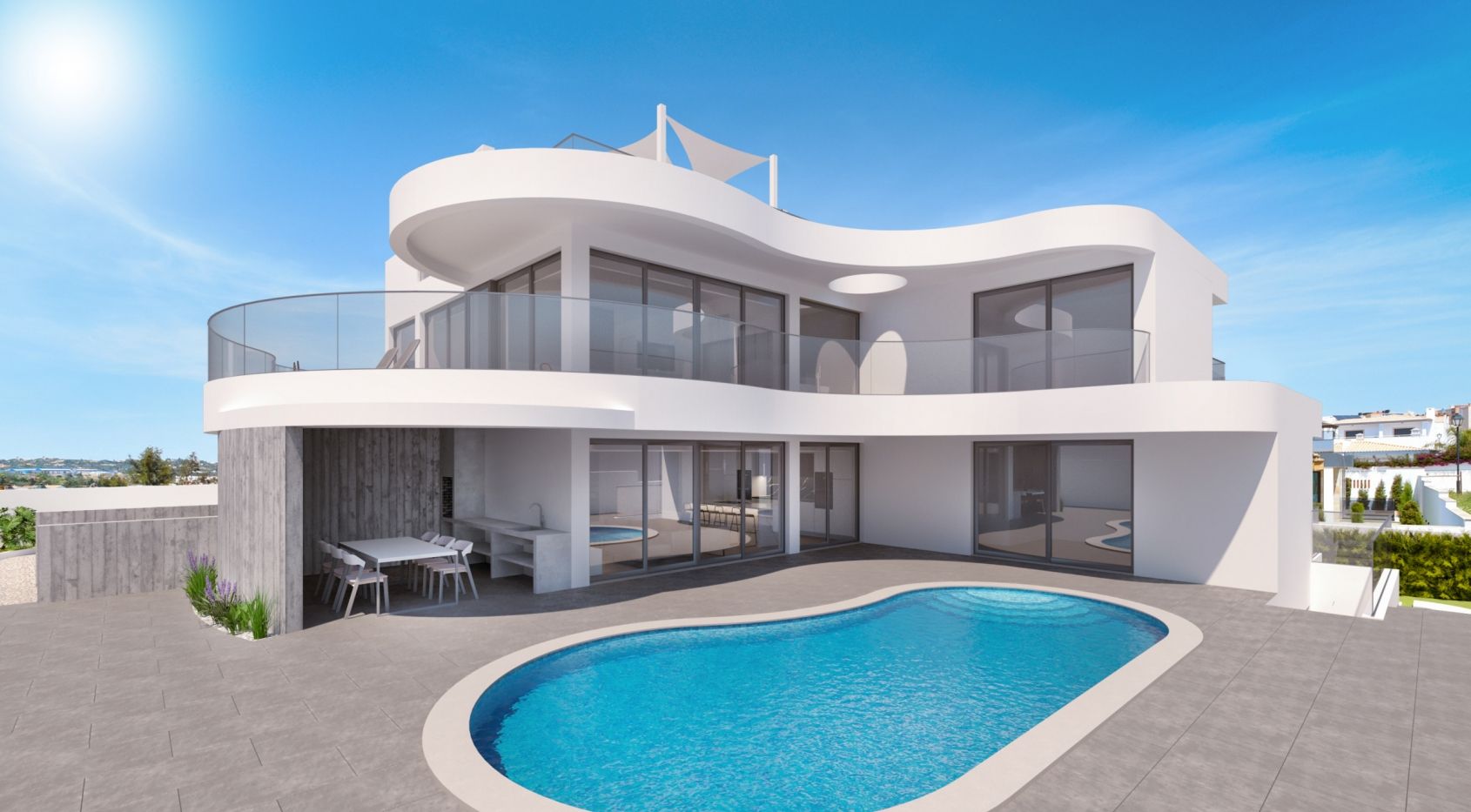 Brand New Contemporary Villa in Lagos near Porto de Mós Beach, Algarve