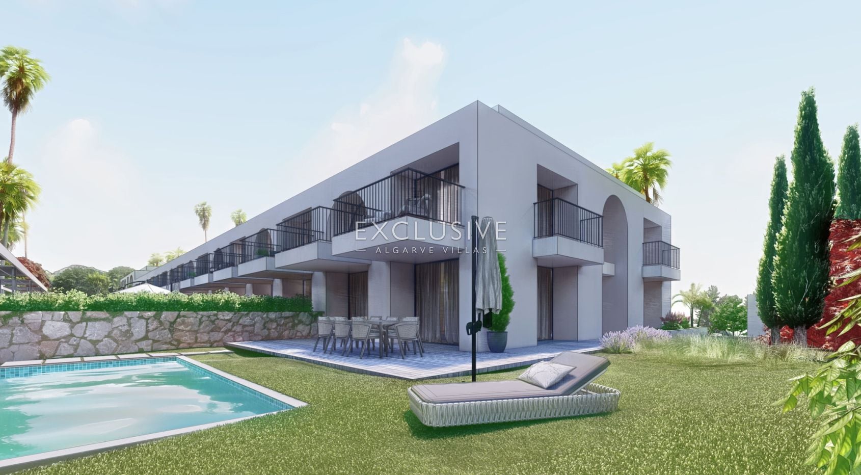 Large plot for construction with project approved, Boliqueime, Algarve