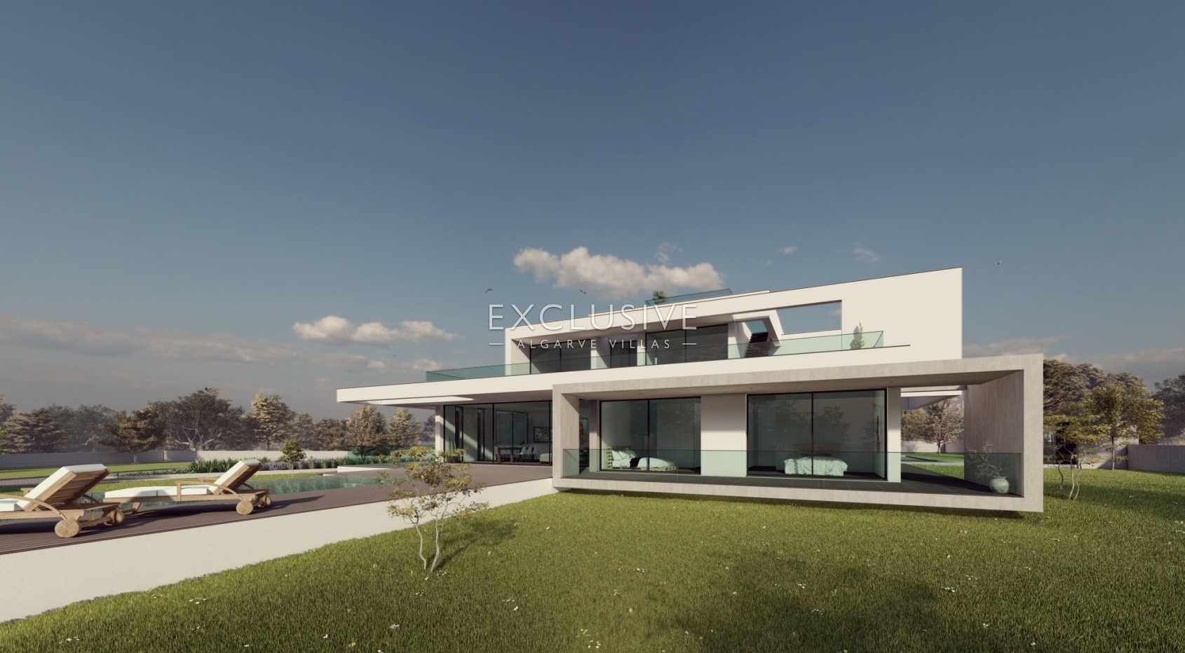 Beautiful, sea views, walking distance to beach. Modern Villa in Carvoeiro, Algarve