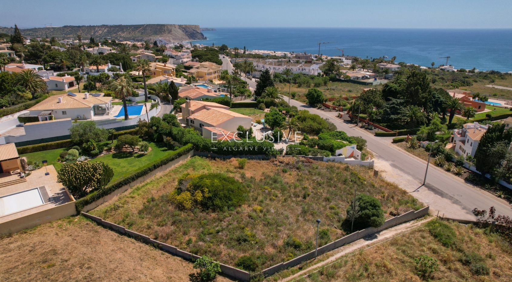 Fantastic Plot of Land in Luz for large villa with sea views Algarve