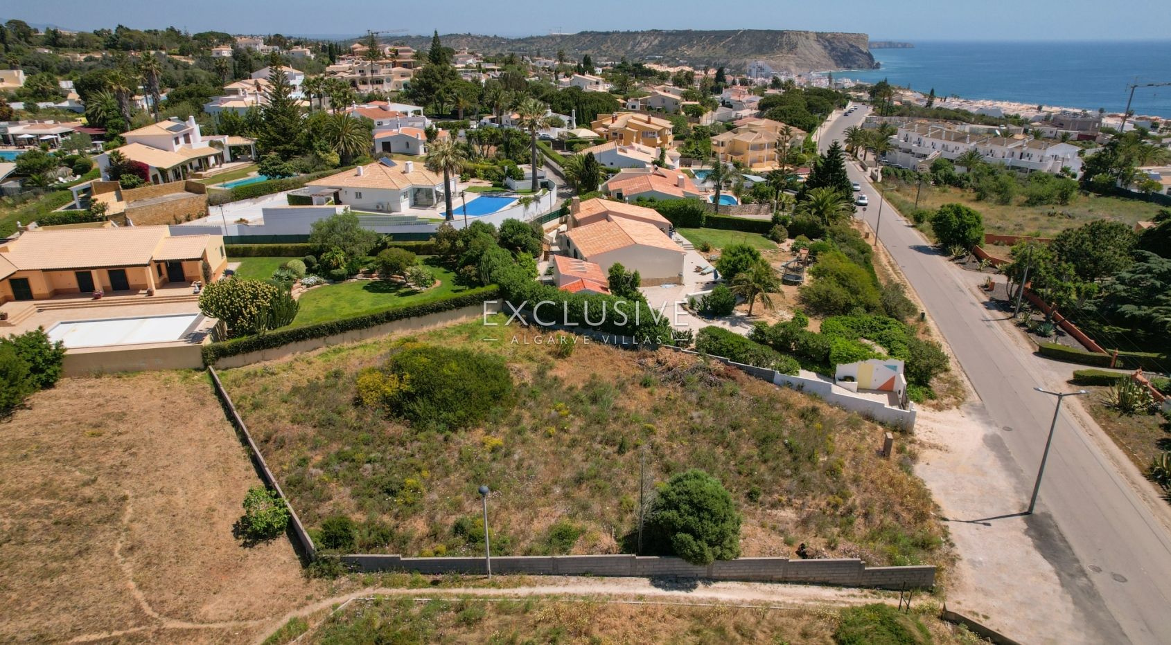 Fantastic Plot of Land in Luz for large villa with sea views Algarve