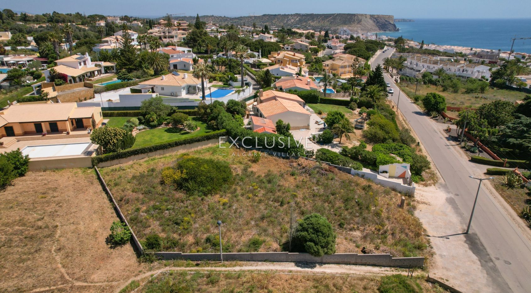 Fantastic Plot of Land in Luz for large villa with sea views Algarve