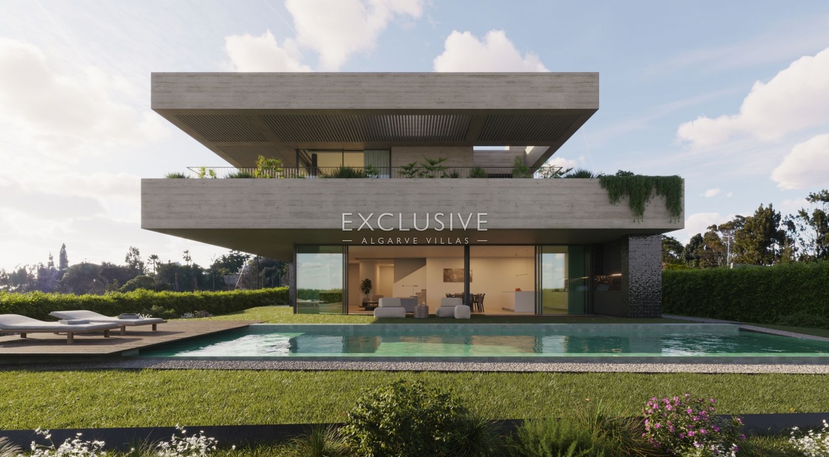 Exquisite Off-Plan modern design villa with sea views in Luz, Algarve