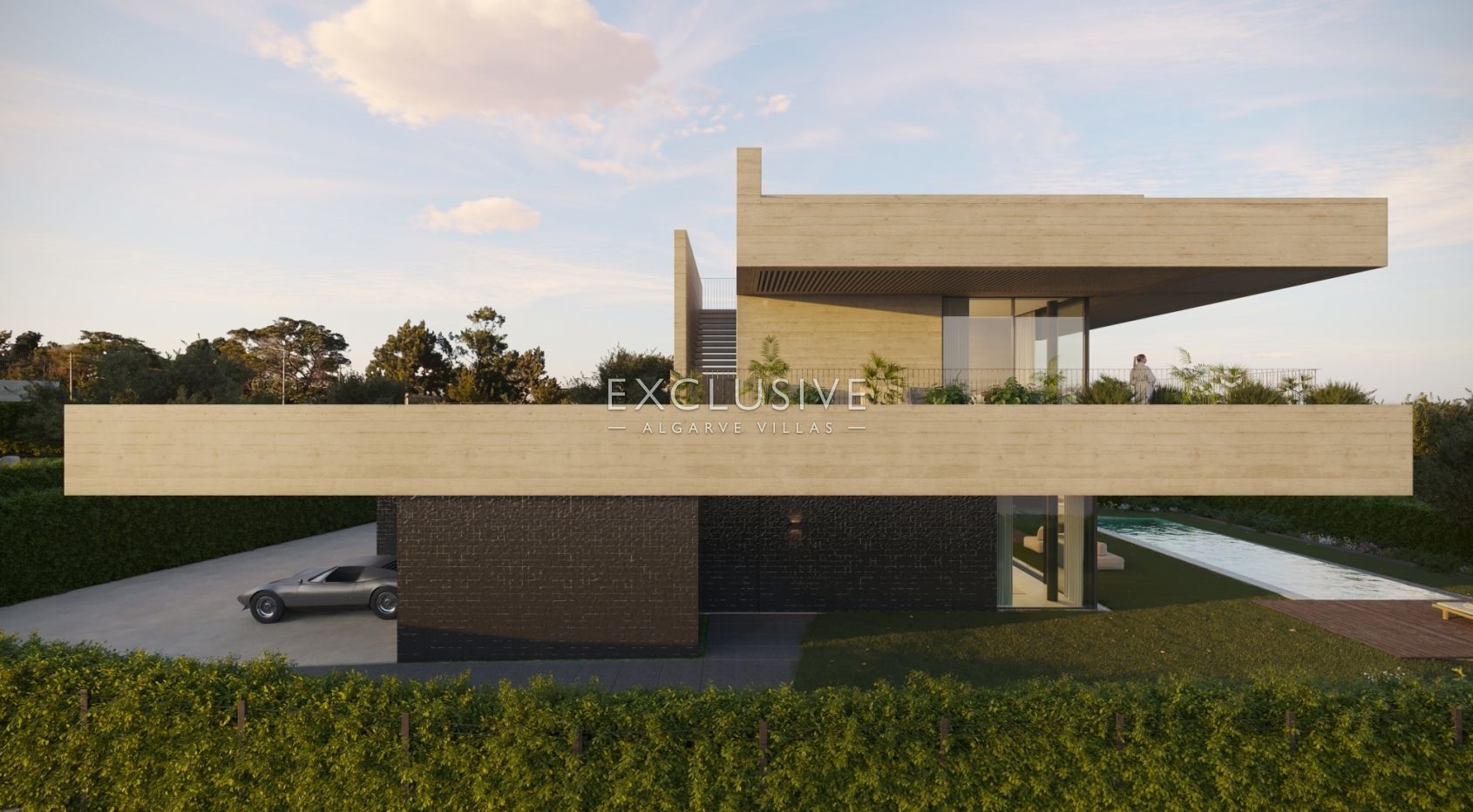 Exquisite Off-Plan modern design villa with sea views in Luz, Algarve