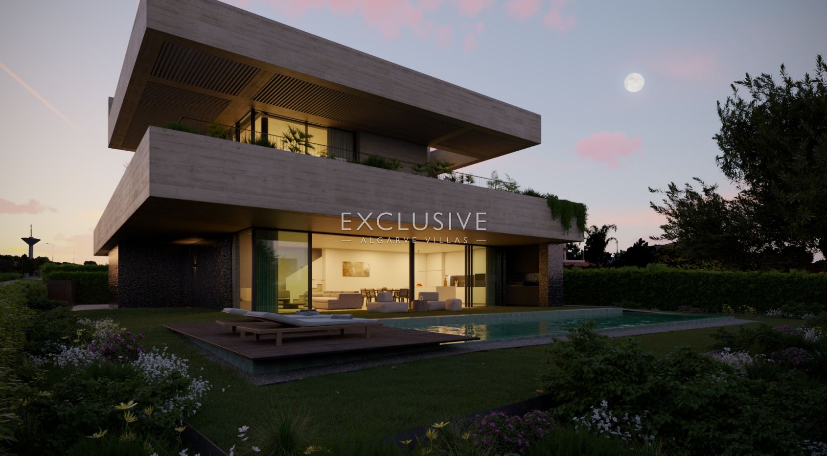 Exquisite Off-Plan modern design villa with sea views in Luz, Algarve