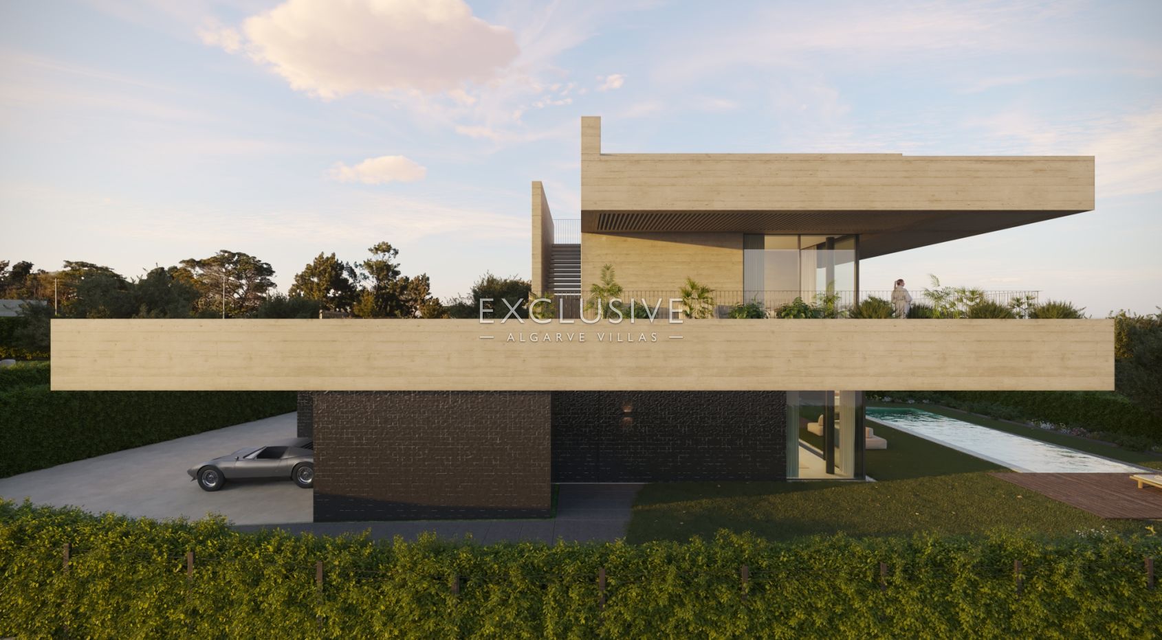Exquisite Off-Plan modern design villa with sea views in Luz, Algarve