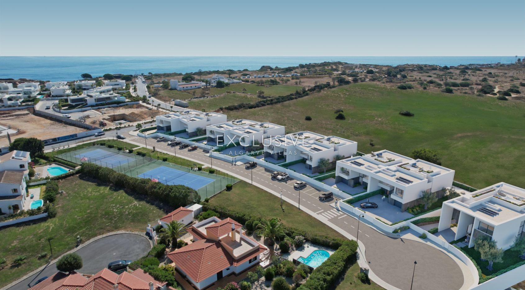 Modern front line villas, Lagos, Algarve