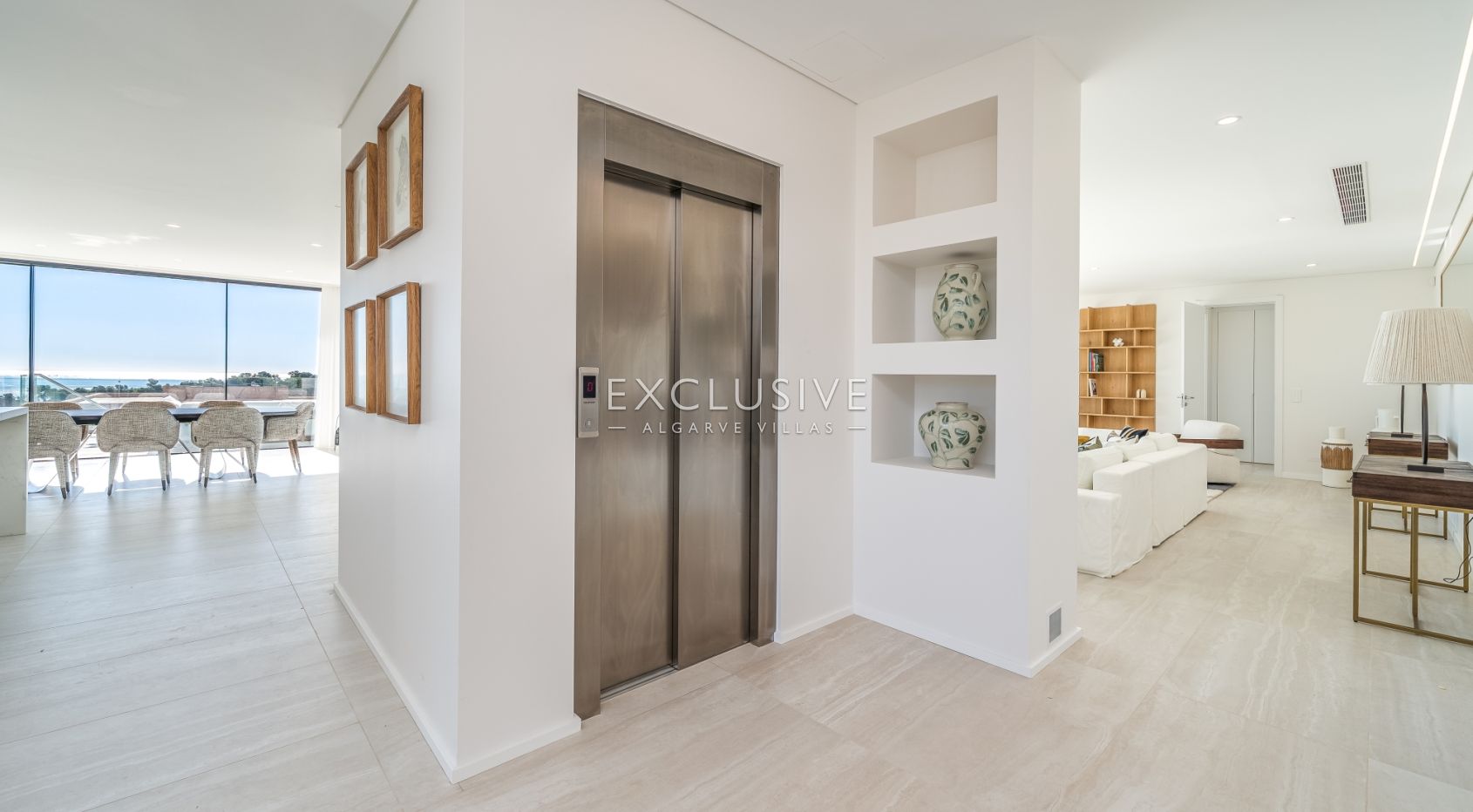 Buy 4 bedroom contemporary villa with golf and ocean views on Palmares golf course Lagos Algarve