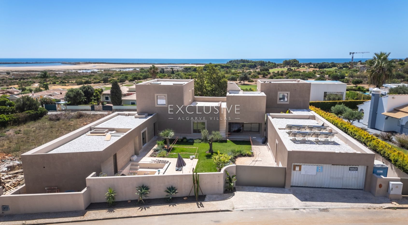 Contemporary luxury Mediterranean villa with stunning sea views in Lagos, Algarve
