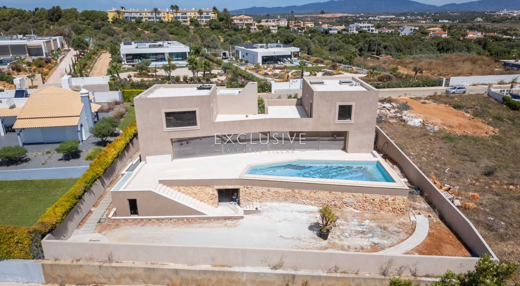 Contemporary luxury Mediterranean villa with stunning sea views in Lagos, Algarve