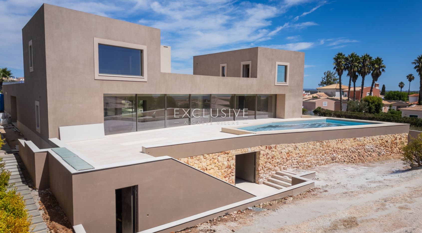 Contemporary luxury Mediterranean villa with stunning sea views in Lagos, Algarve