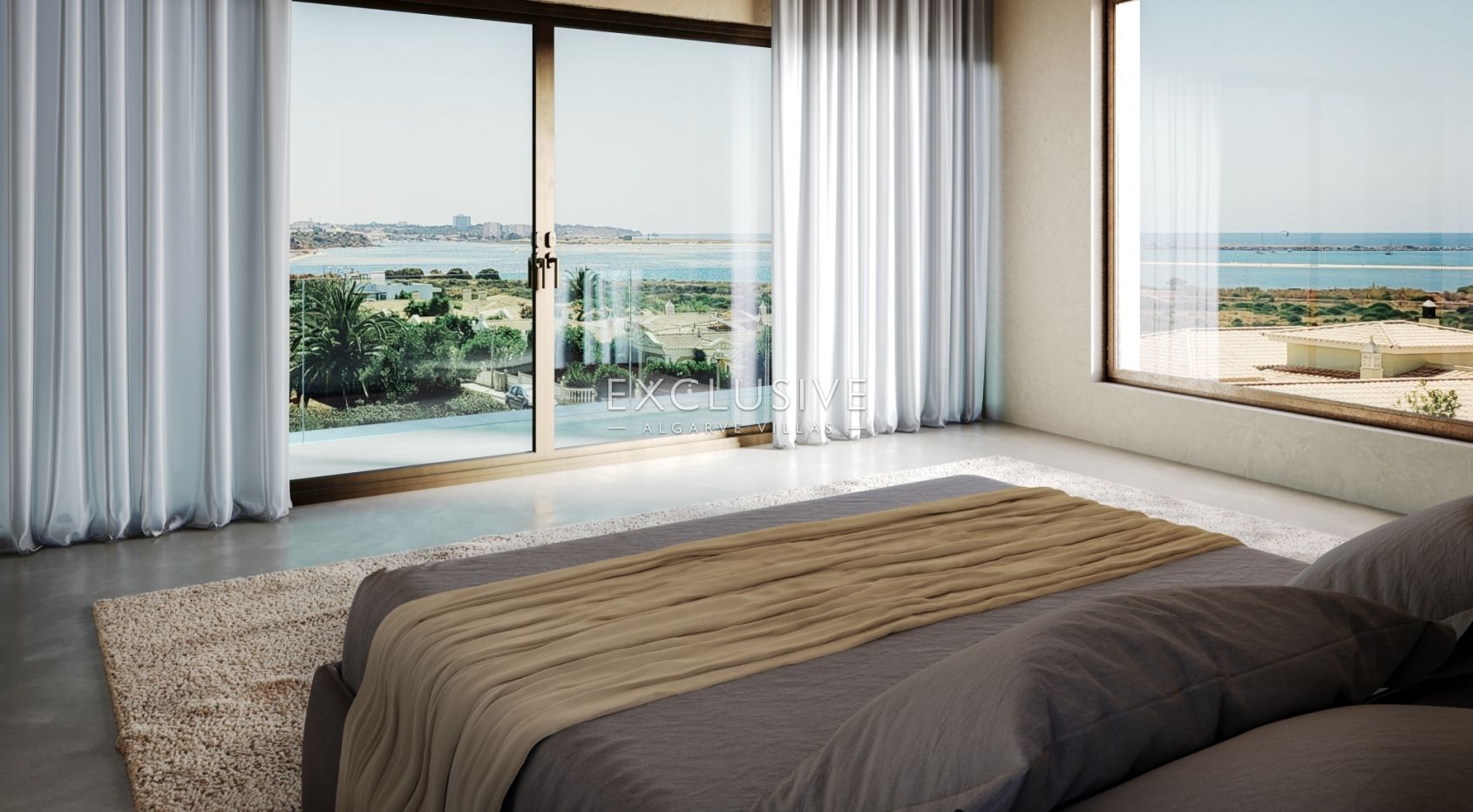 Contemporary luxury Mediterranean villa with stunning sea views in Lagos, Algarve