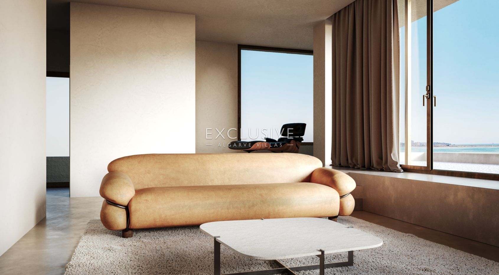 Contemporary luxury Mediterranean villa with stunning sea views in Lagos, Algarve