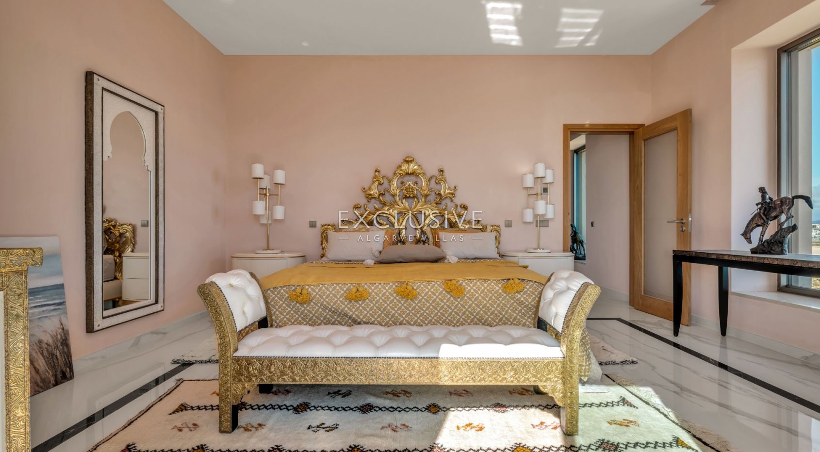 Ocean front 8 bed villa with private island in Lagos, Algarve, Portugal