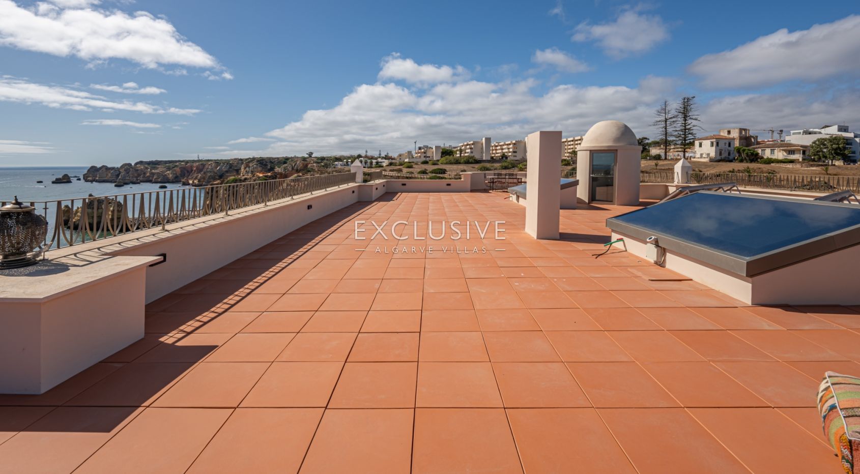 Ocean front 8 bed villa with private island in Lagos, Algarve, Portugal