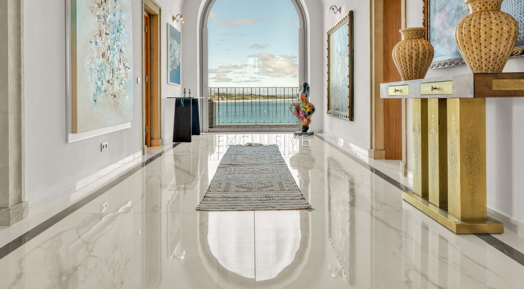 Ocean front 8 bed villa with private island in Lagos, Algarve, Portugal