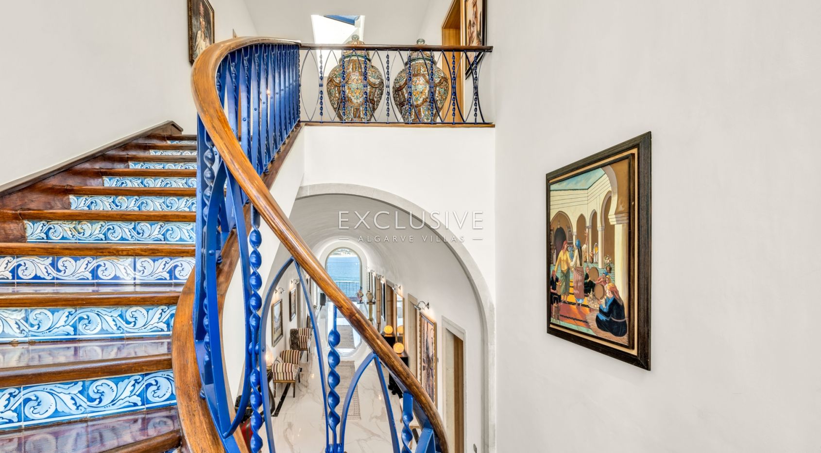 Ocean front 8 bed villa with private island in Lagos, Algarve, Portugal