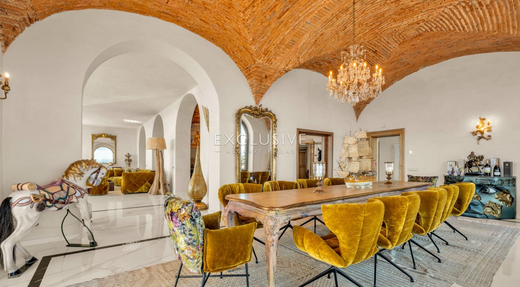 Ocean front 8 bed villa with private island in Lagos, Algarve, Portugal
