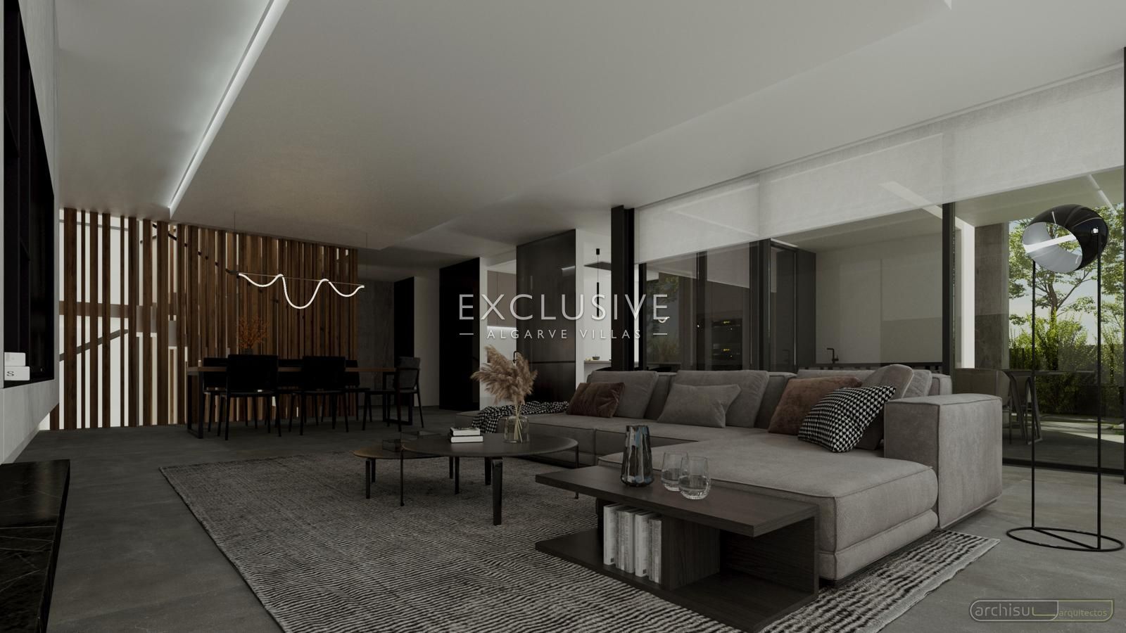 Luxury contemporary villa on a golf couse in Vilamoura, Algarve