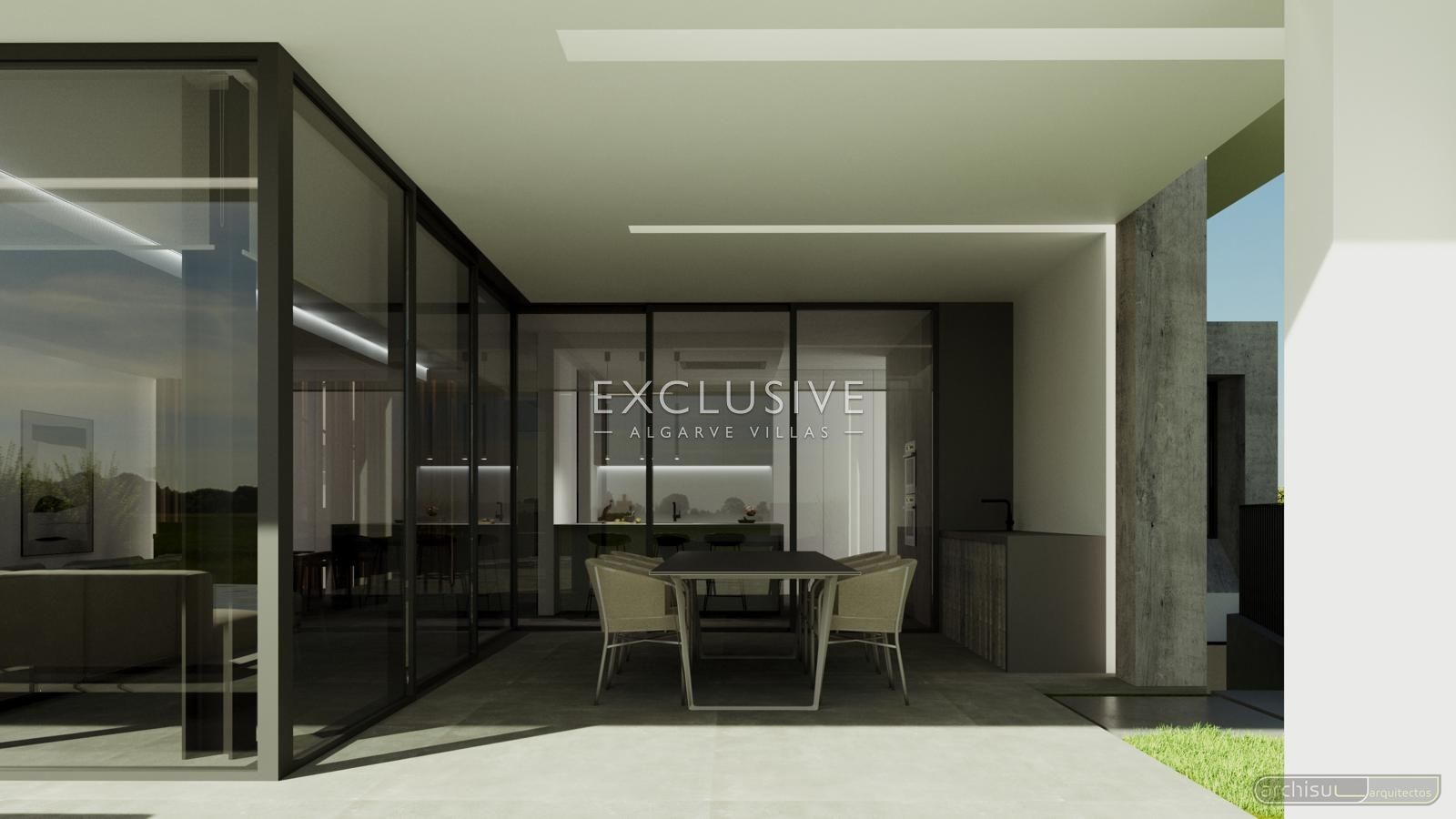Luxury contemporary villa on a golf couse in Vilamoura, Algarve
