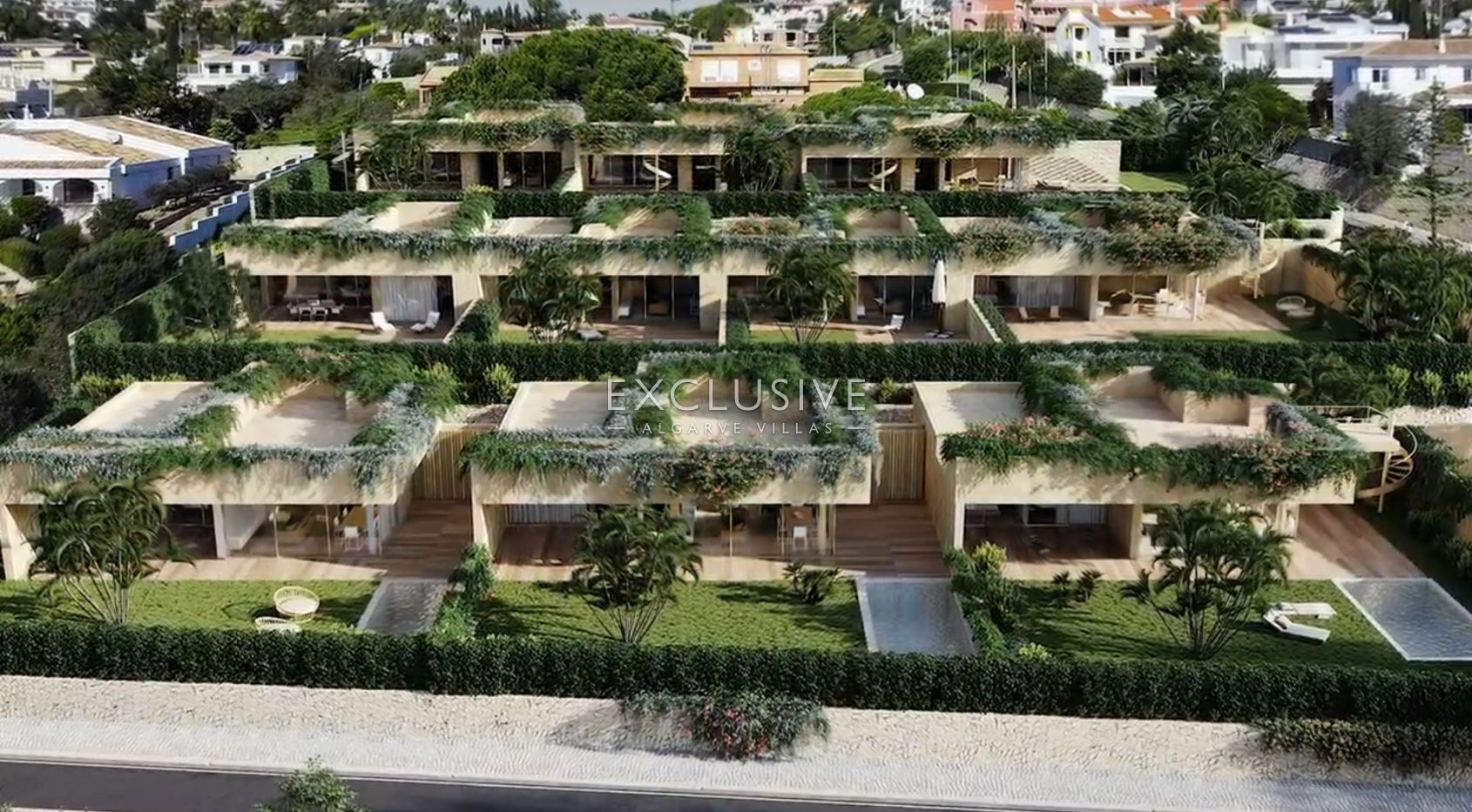 Brand new single storey properties in Praia da Luz, Western Algarve