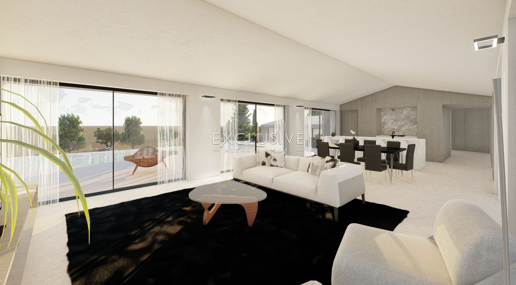 Large plot for construction with approved project, Lagoa, Algarve