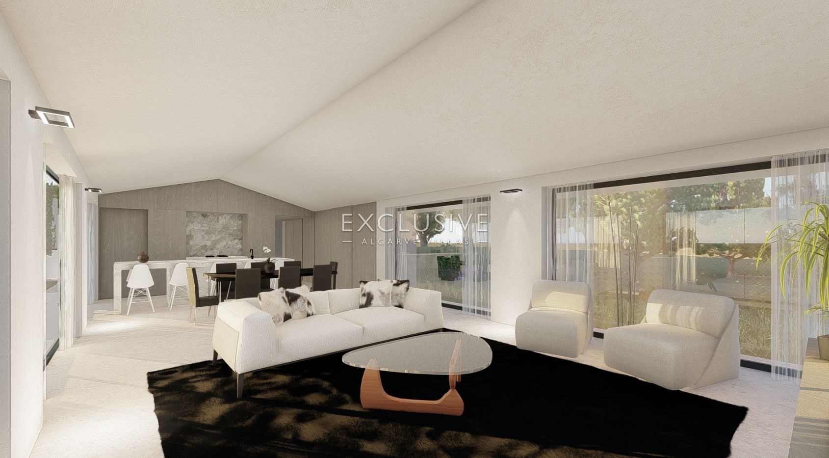 Large plot for construction with approved project, Lagoa, Algarve