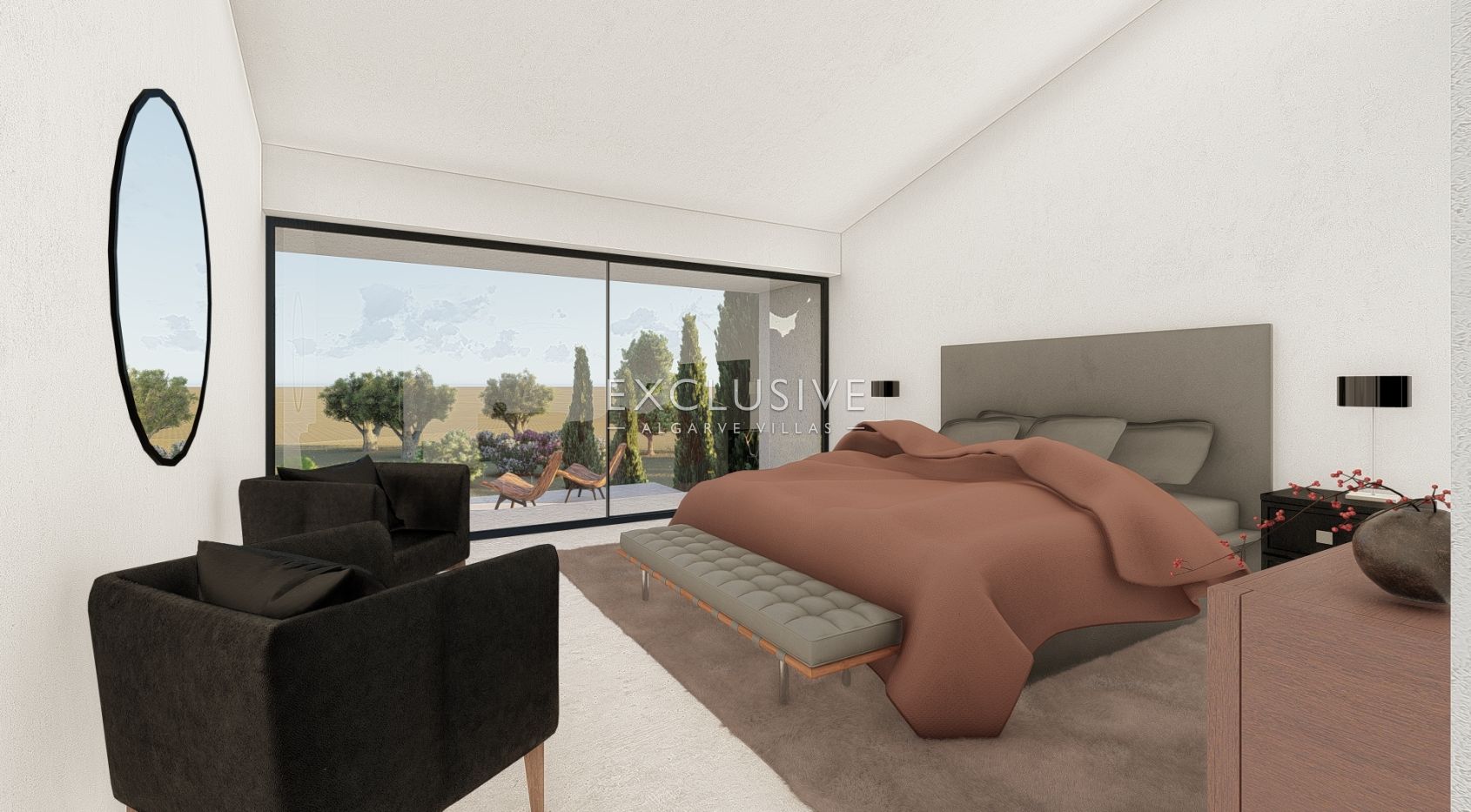Large plot for construction with approved project, Lagoa, Algarve