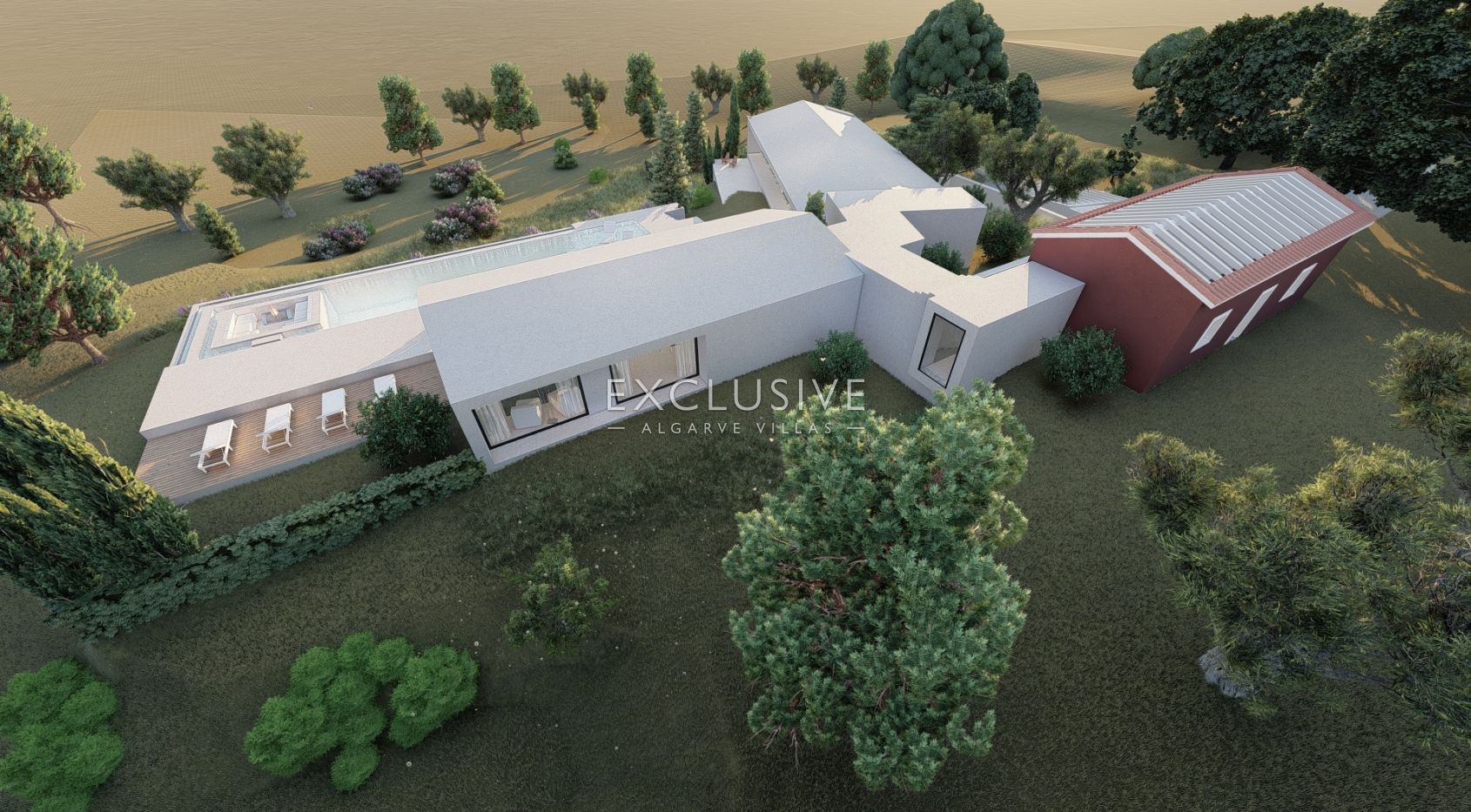Large plot for construction with approved project, Lagoa, Algarve
