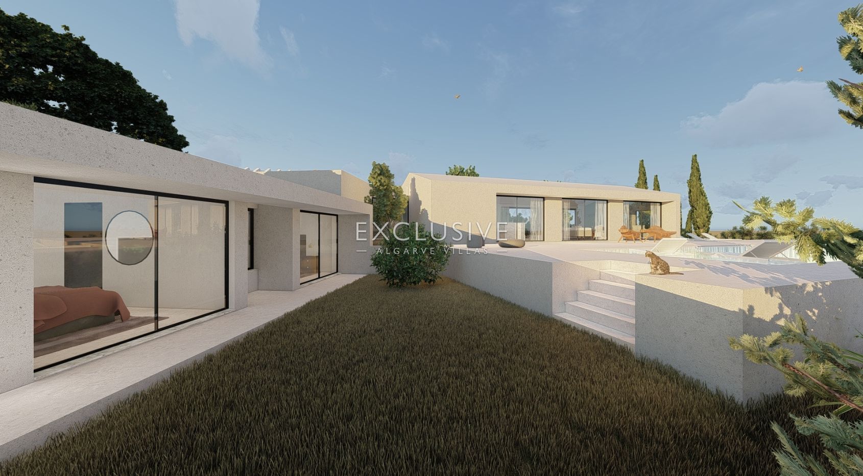 Large plot for construction with approved project, Lagoa, Algarve