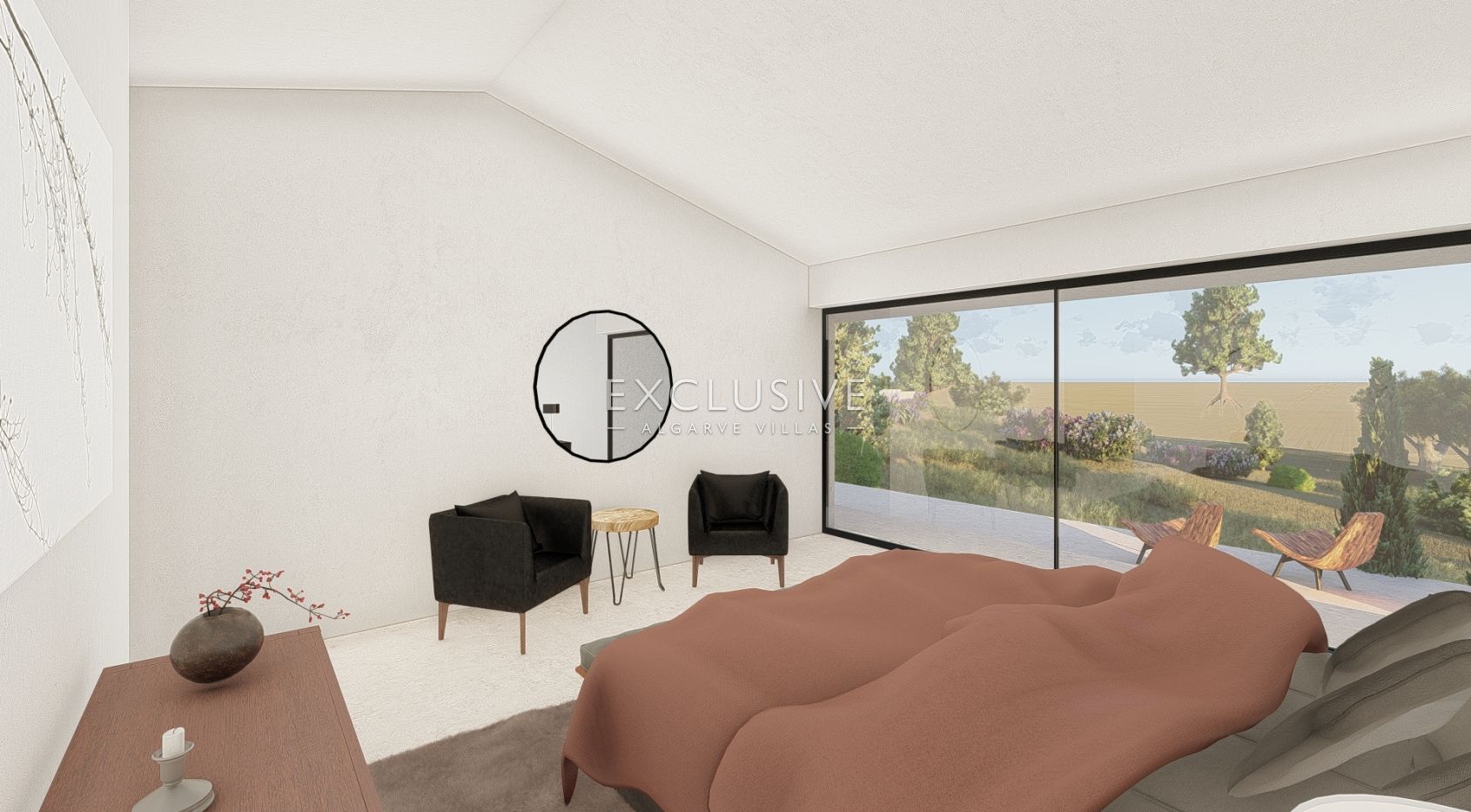 Large plot for construction with approved project, Lagoa, Algarve