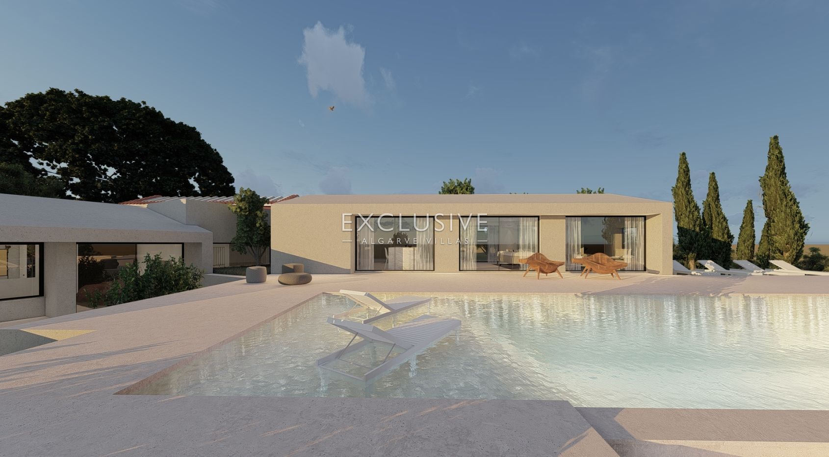 Large plot for construction with approved project, Lagoa, Algarve