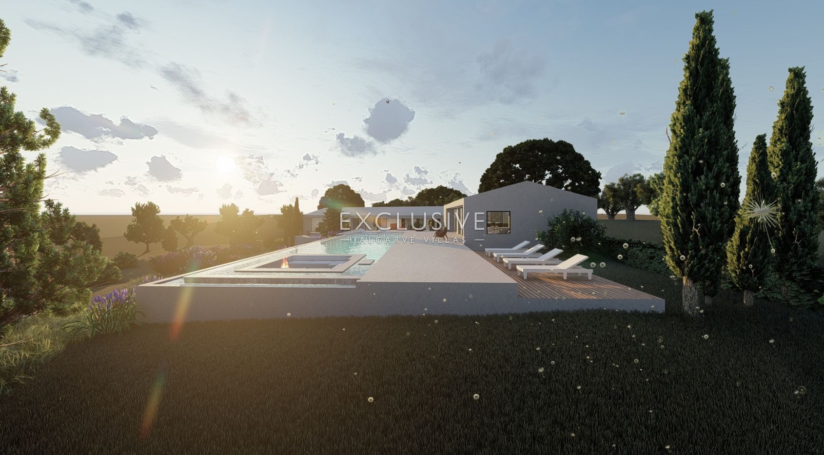 Large plot for construction with approved project, Lagoa, Algarve