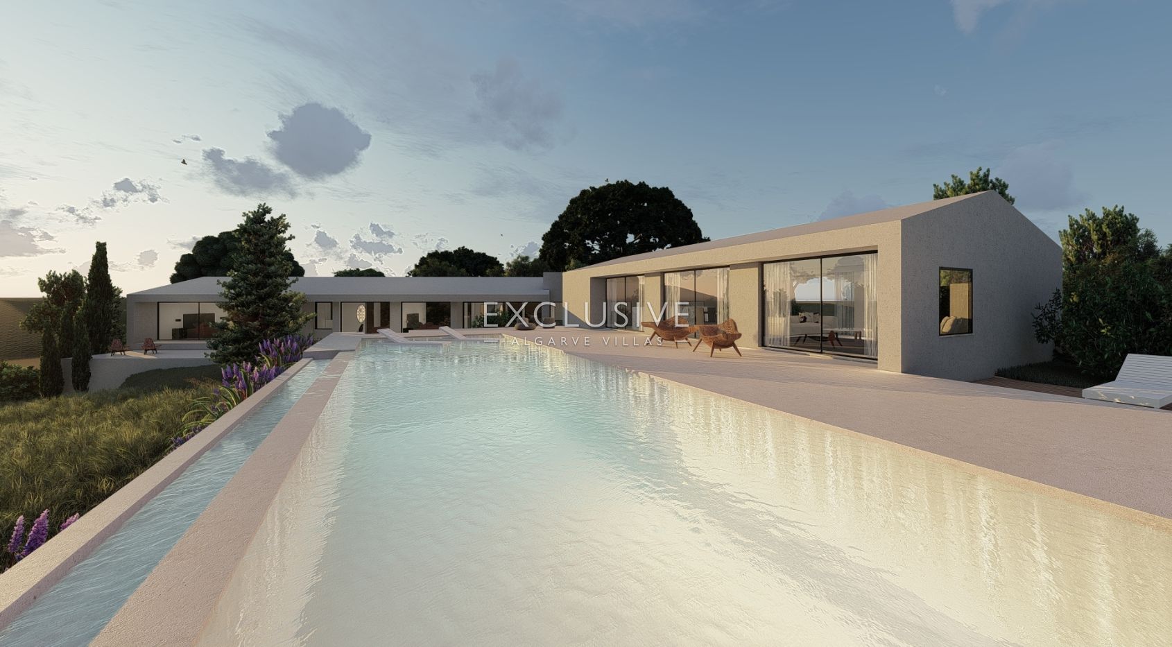 Large plot for construction with approved project, Lagoa, Algarve