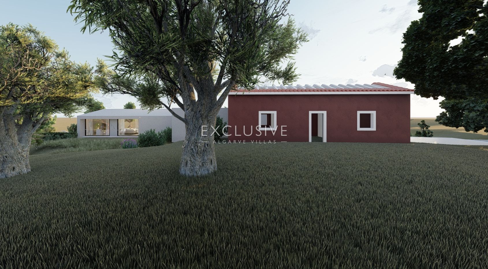 Large plot for construction with approved project, Lagoa, Algarve