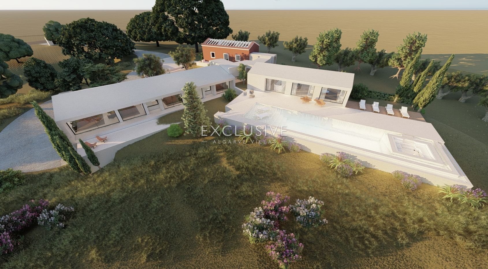 Large plot for construction with approved project, Lagoa, Algarve
