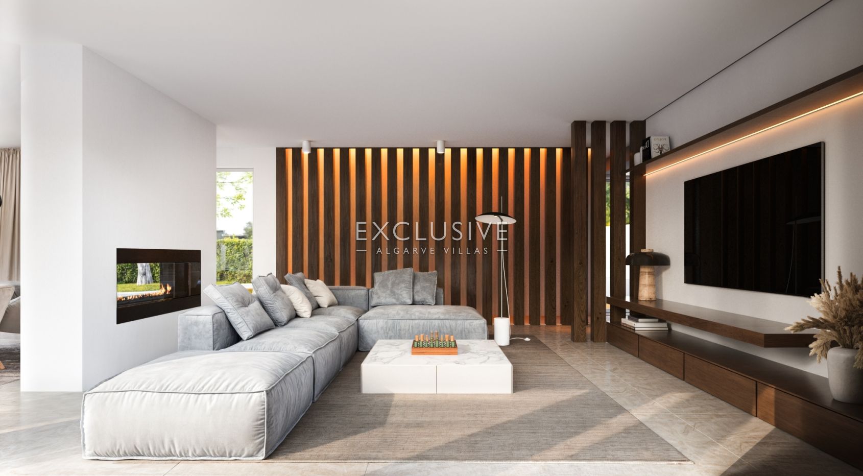 New build 3 bedrooms villa with pool and coastal views near Loule, Algarve
