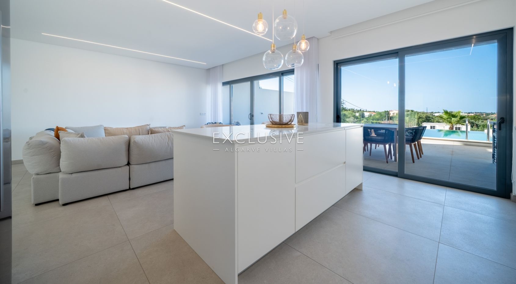 Modern Villa Luxury in Tranquil Almancil with Distant Sea Views, Algarve