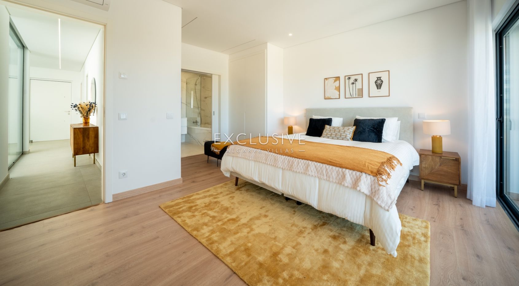 Modern Villa Luxury in Tranquil Almancil with Distant Sea Views, Algarve