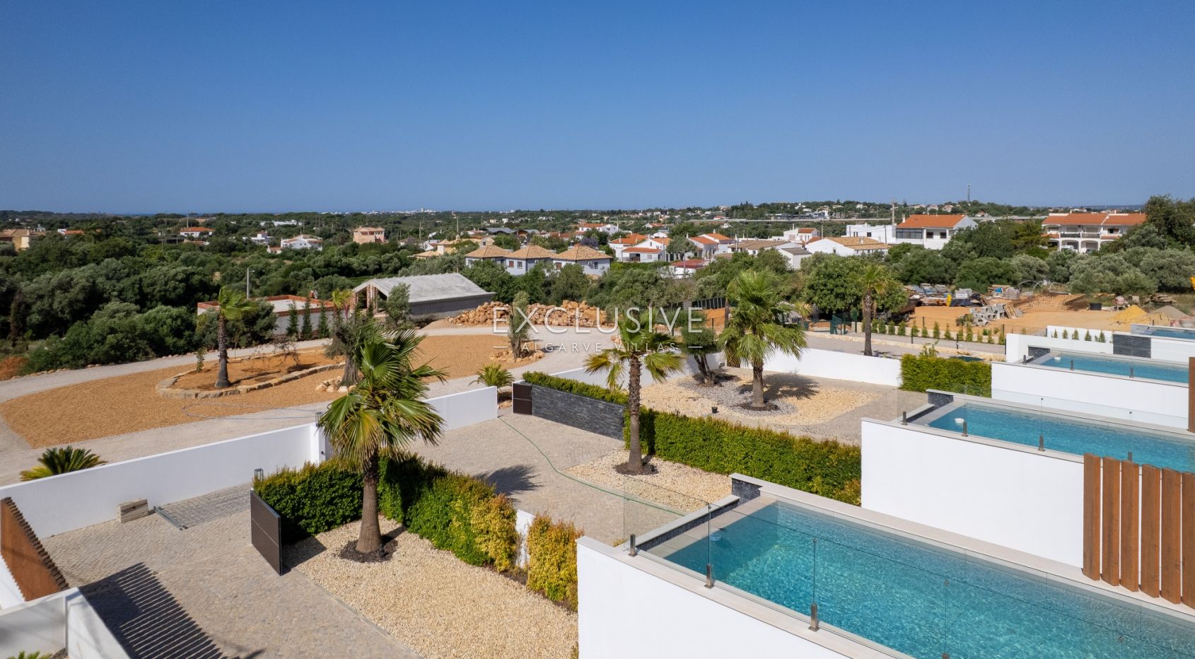 Modern Villa Luxury in Tranquil Almancil with Distant Sea Views, Algarve