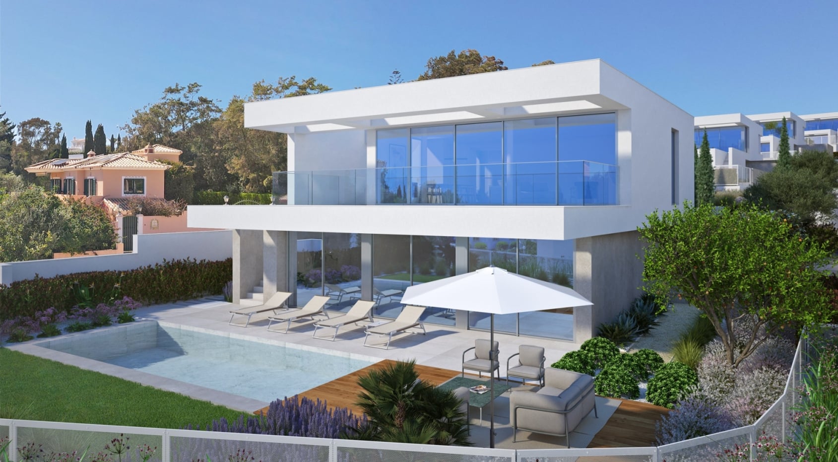 Exclusive Villa with Sea Views in a closed condominium at Monte Lemos, Praia da Luz
