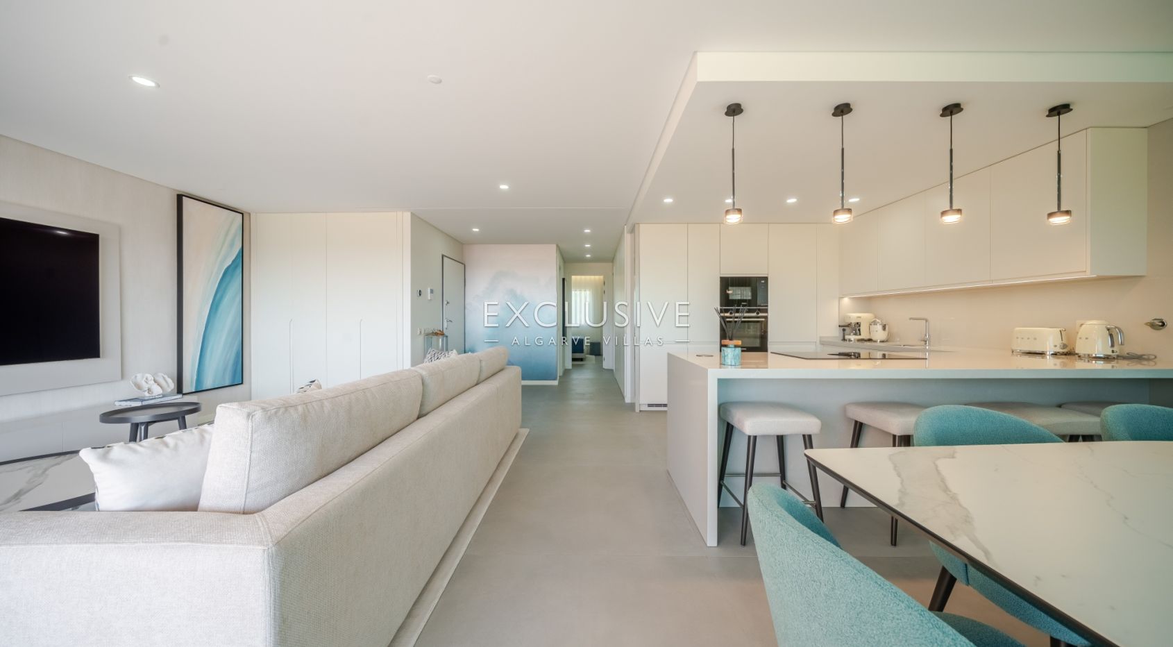 Buy Modern Two Bedroom Apartment in Quarteira Steps from the Sea, Algarve