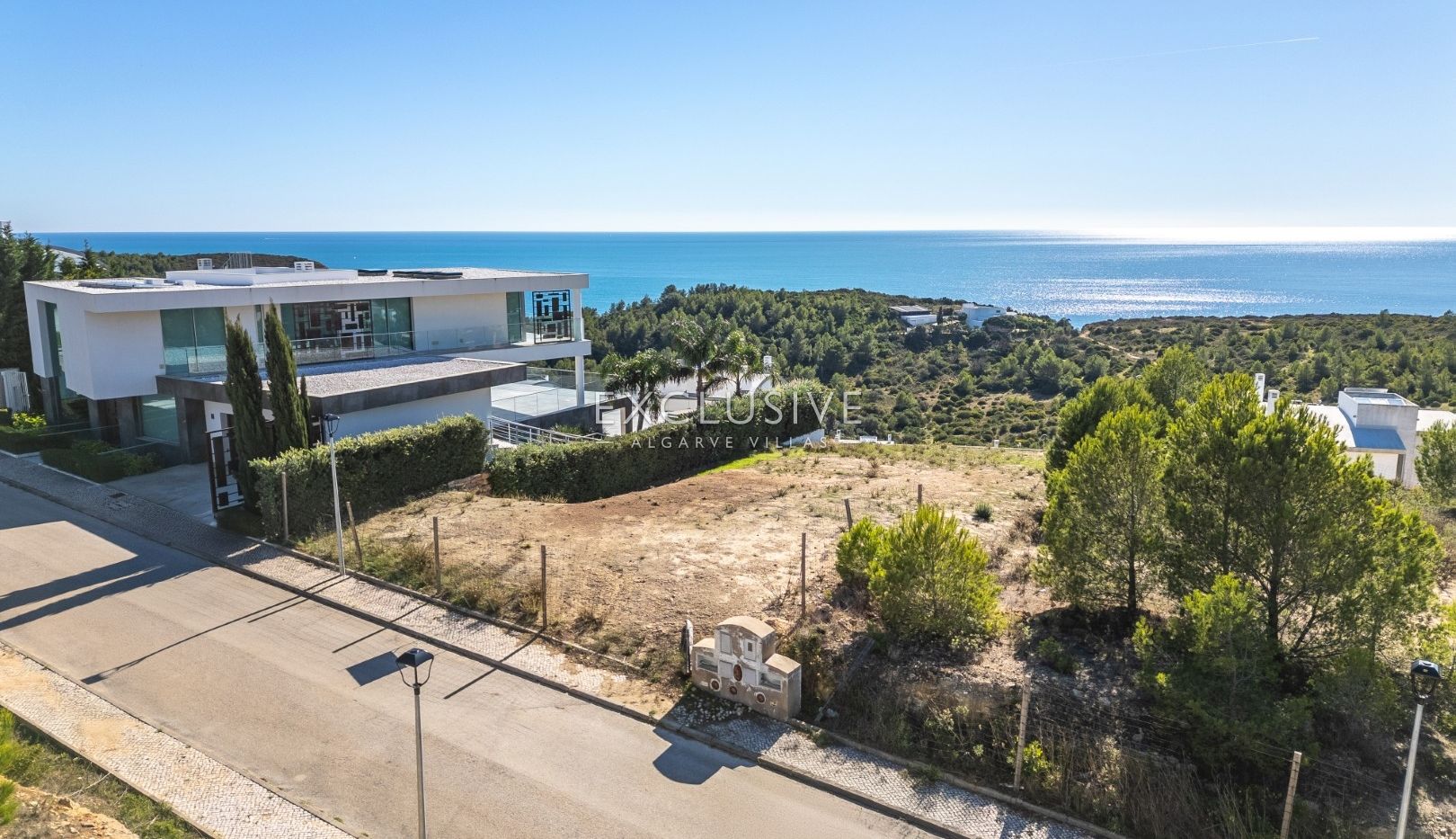 Panoramic Sea View Plot with Approved Contemporary Project Western Algarve