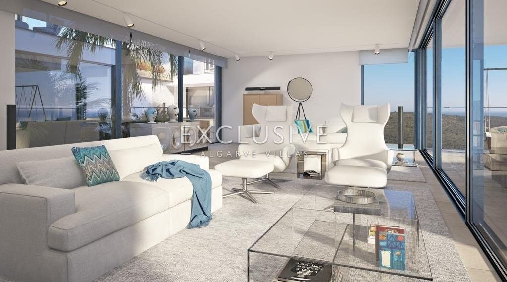 Panoramic Sea View Plot with Approved Contemporary Project Western Algarve